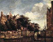 HEYDEN, Jan van der, Amsterdam, Dam Square with the Town Hall and the Nieuwe Kerk s